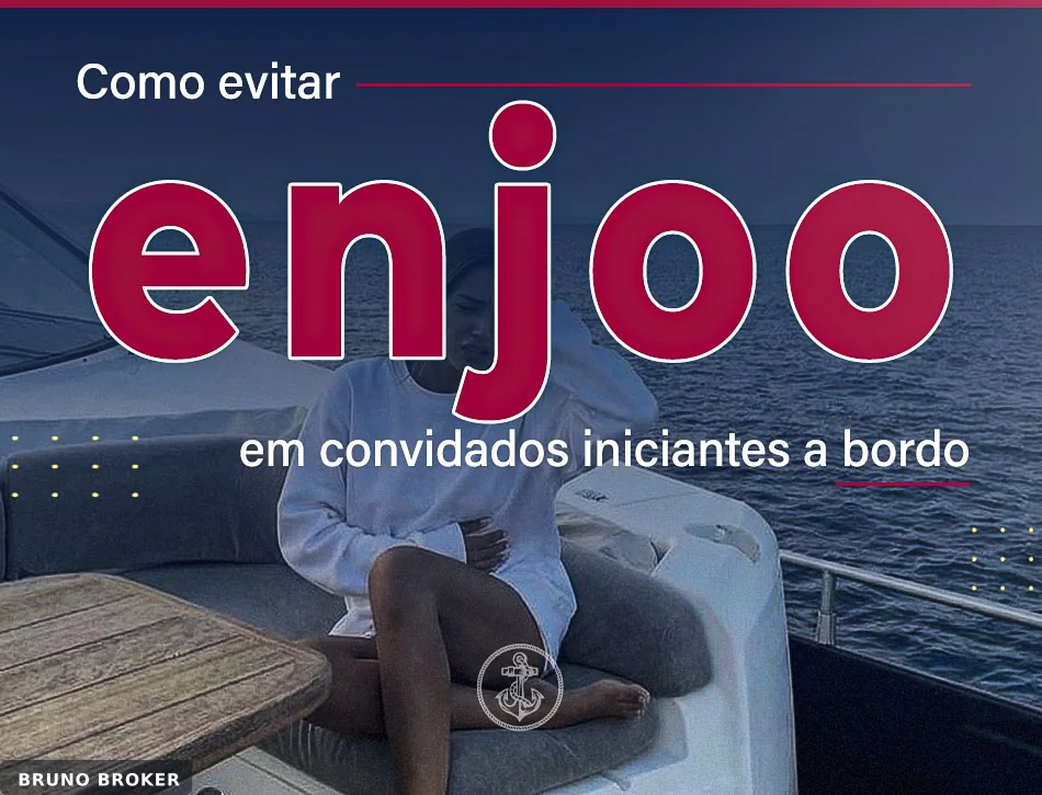 Como evitar enjoo em convidados iniciantes a bordo