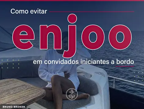Como evitar enjoo em convidados iniciantes a bordo